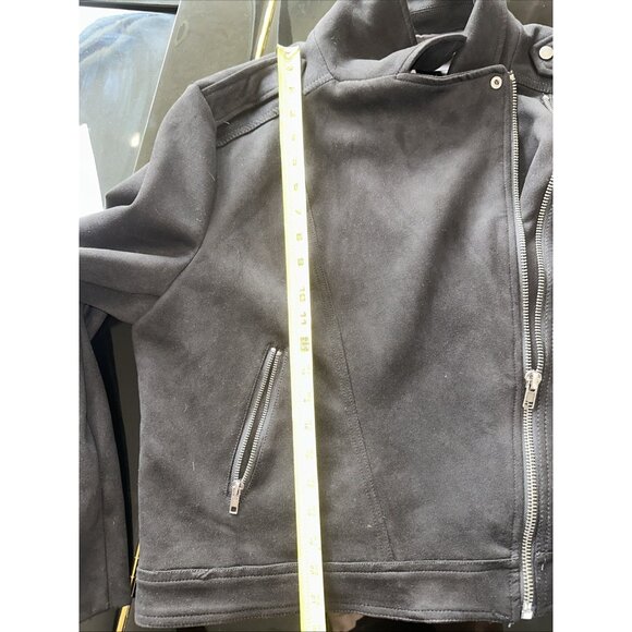 Philosophy Black Womens Motorcycle Jacket 2X Polyester Spandex Blend - Picture 8 of 8